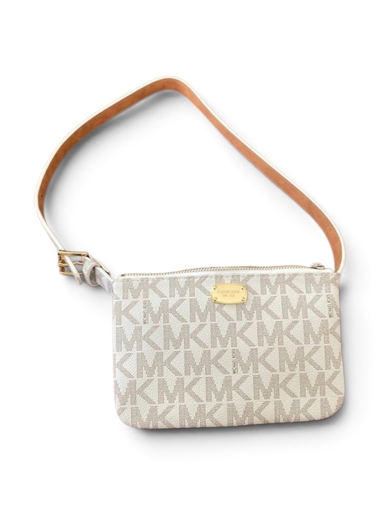 Michael Kors Handbags - Michael Kors Beige Logo Belt Bag